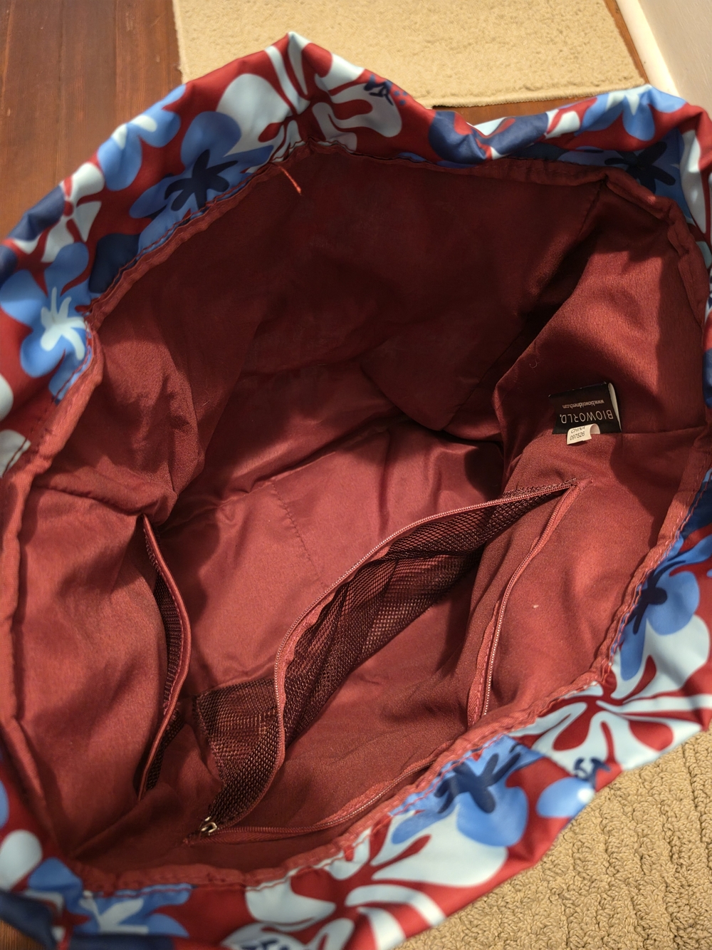Disney Lilo & Stitch Floral Tote Bag - Picture 3 of 5